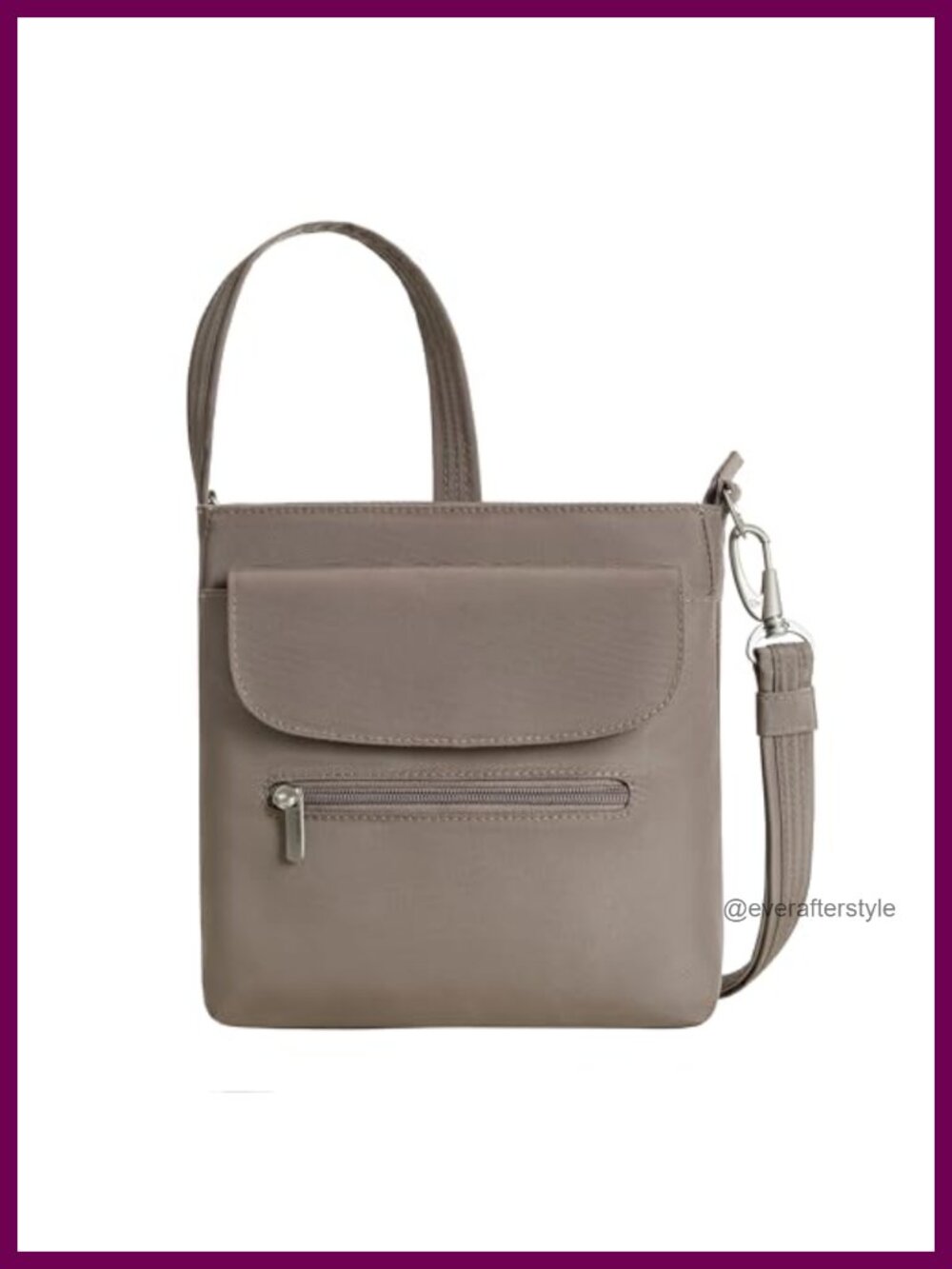Anti-Theft Mini Crossbody Shoulder Bag RFID Locking Slash Resistant